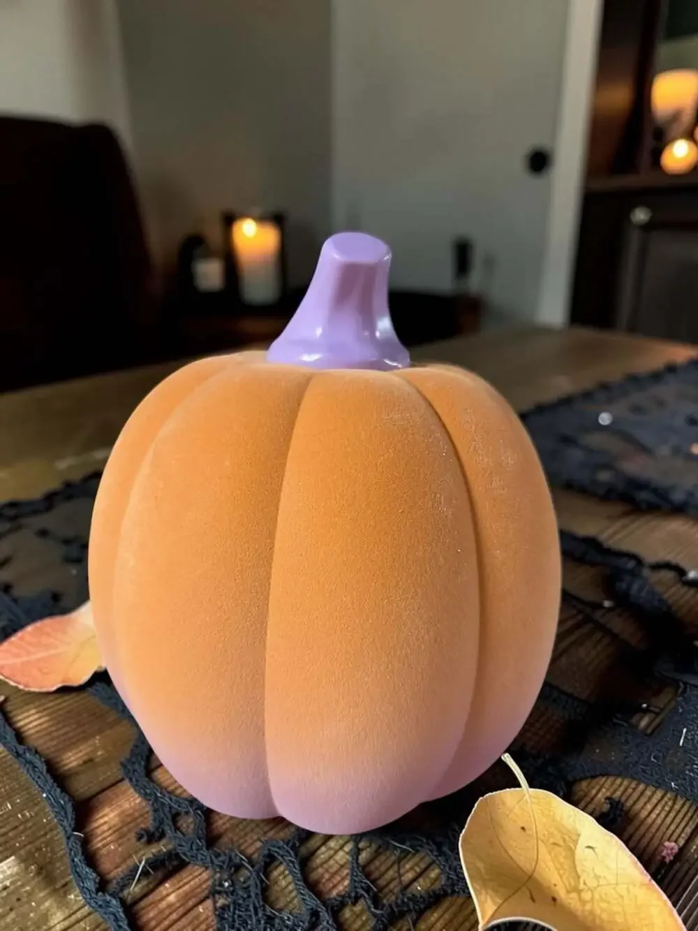Target Hyde & EEK! Boutique Flocked Light-Up Jack-O'-Lantern Pumpkin